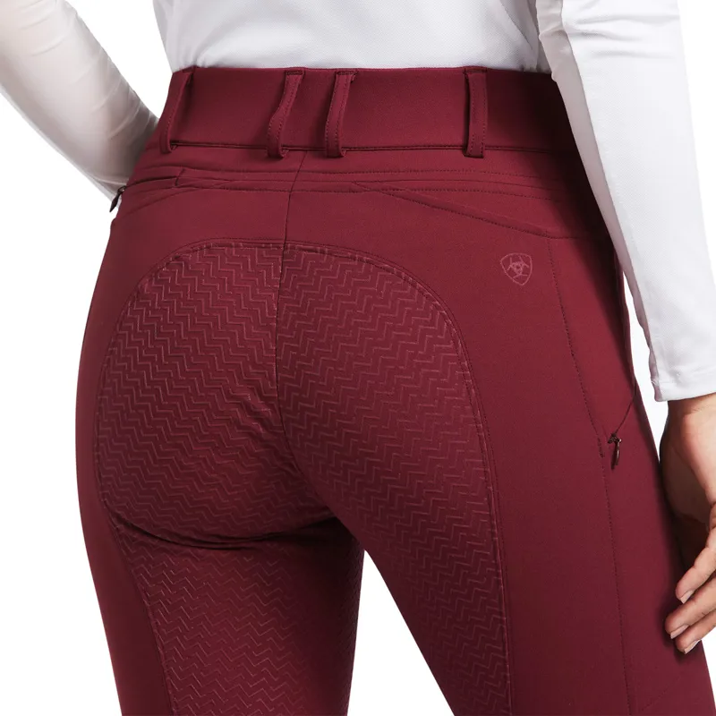 Ariat Women's Prelude Full Seat Breeches - Zinfandel-3